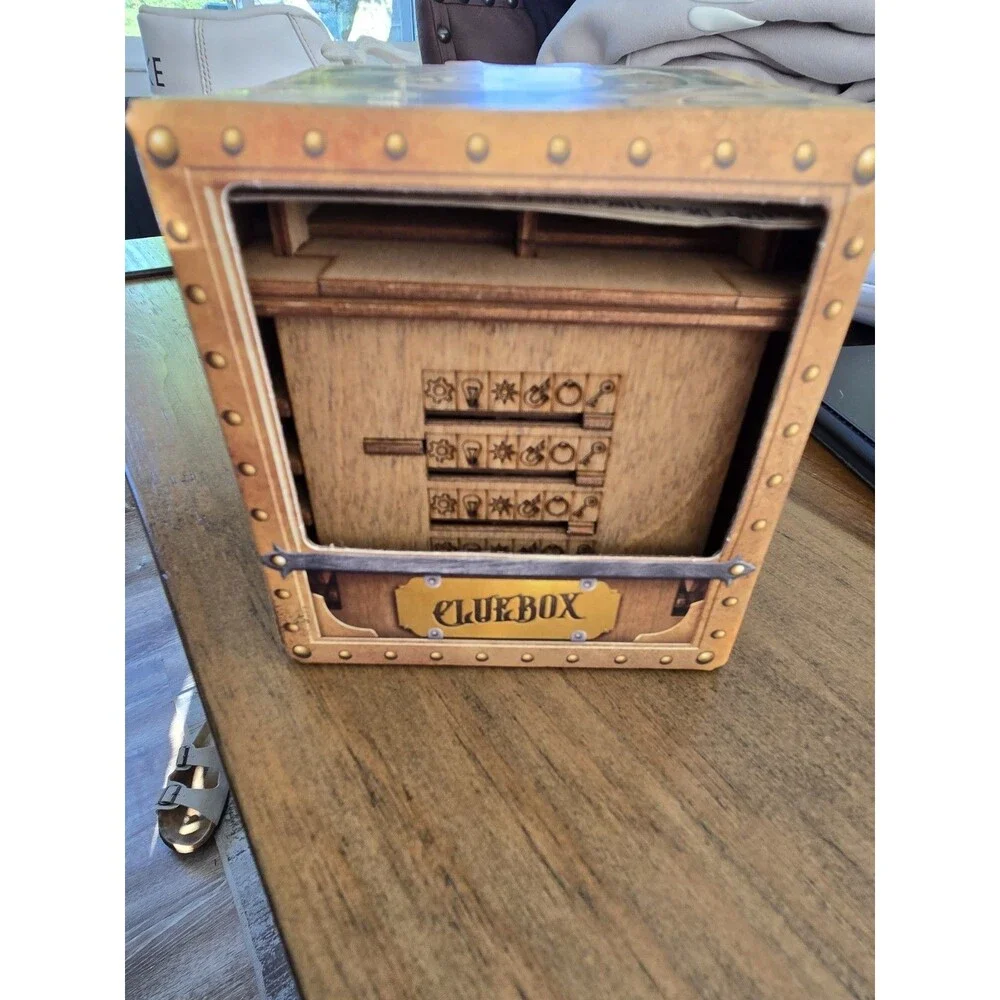 iDventure Cluebox – Schrödinger's Cat Escape Room in a Box Wooden Puzzle